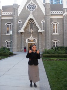 mormon missionary at temple square
