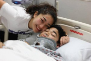 couple at a hospital room