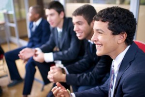 single adult men in church