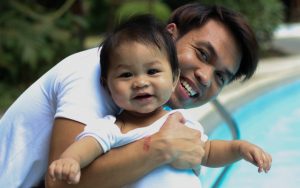 The joys of fatherhood captured in a picture