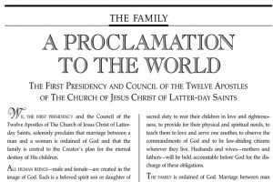 A Proclamation and a Blueprint from God