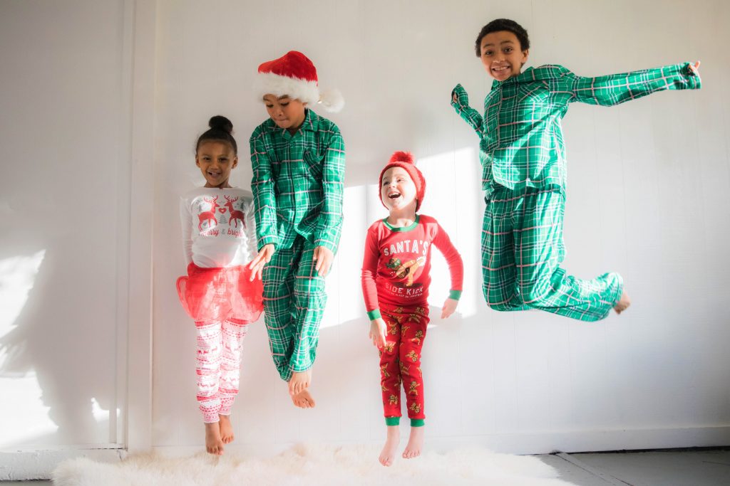 children jumping