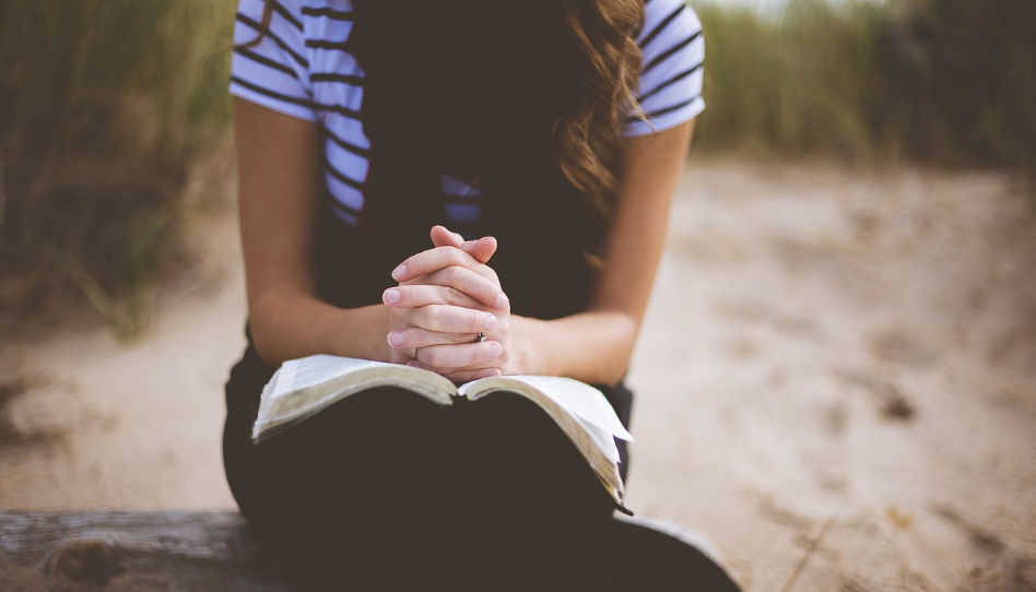 Woman praying