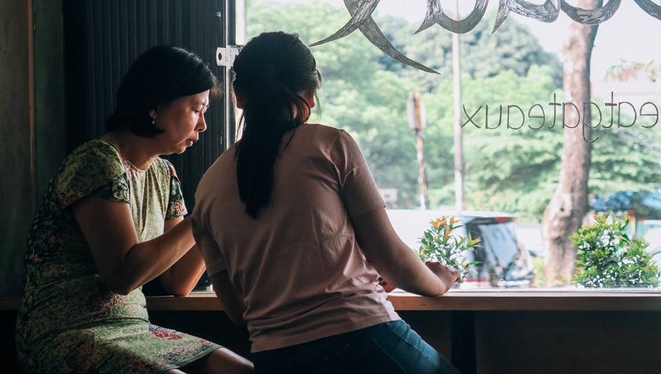 Helping people with depression talking